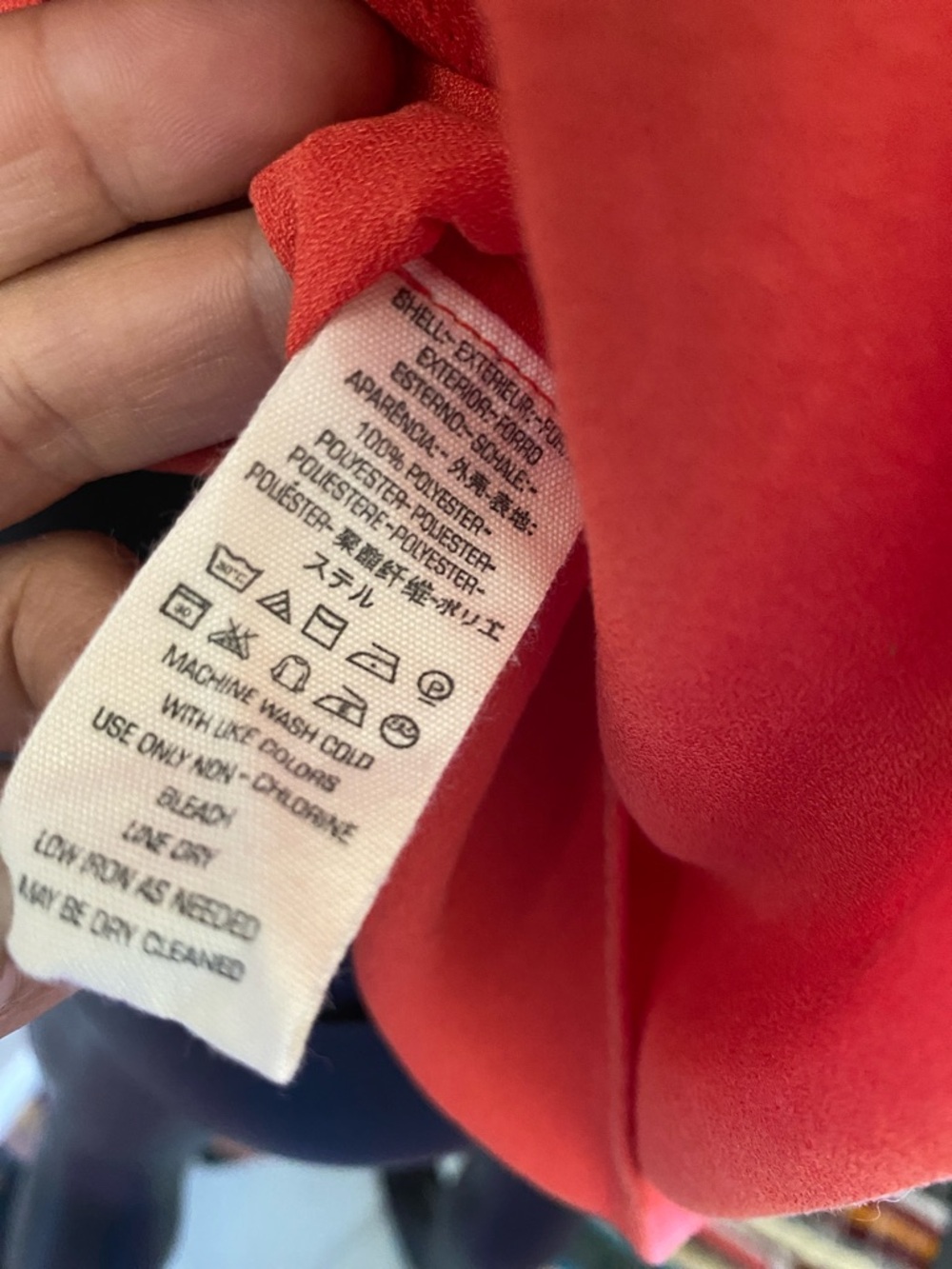 FREE PEOPLE Sleeveless Drape Front Top in Orange - Picture 9 of 10